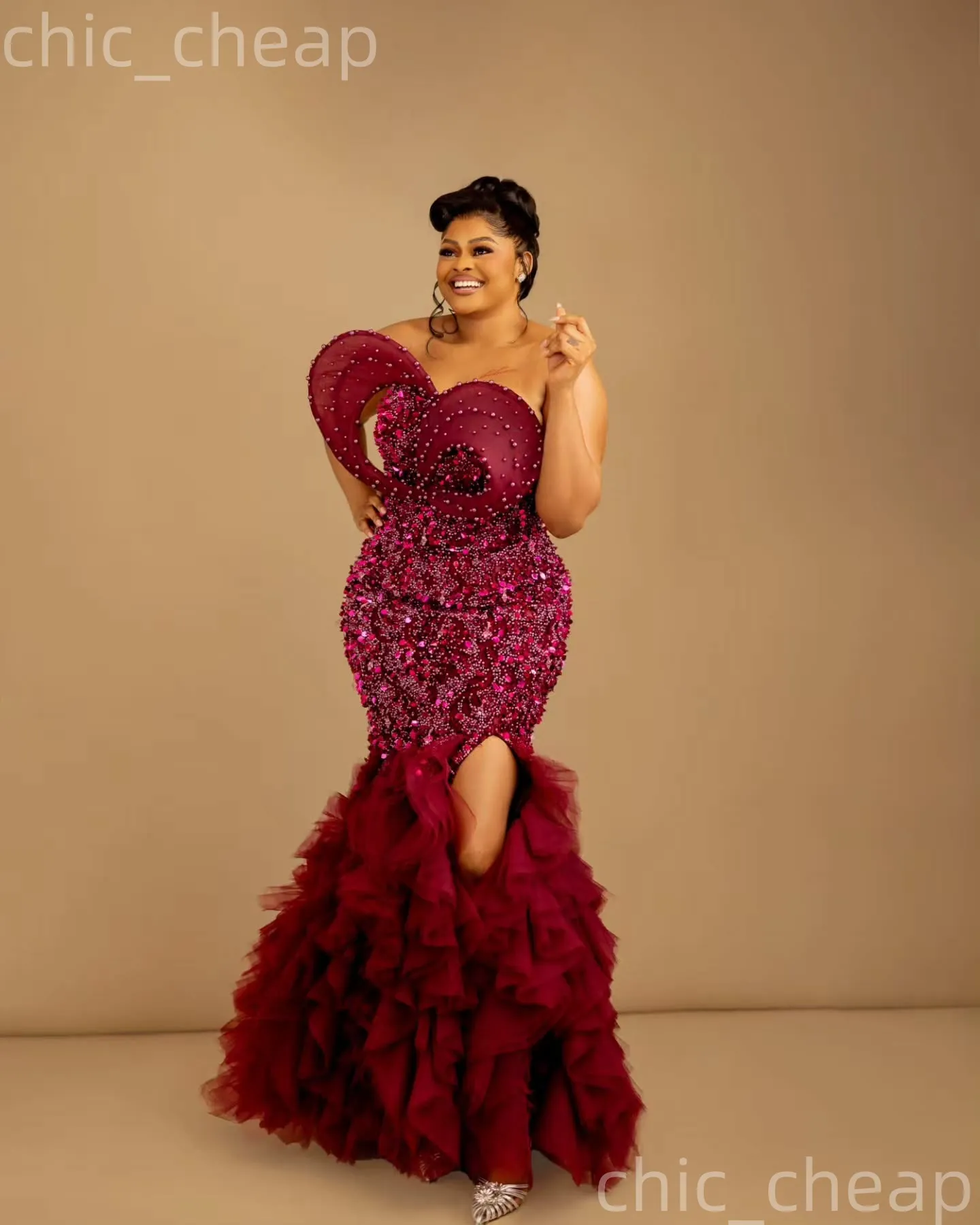 burgundy pageant dress Aso Ebi Mermaid Prom 2026 Evening... From Chic_cheap, Rs.28,777.1 Lace Wood type:Walnut atf-kg-07.28.26 Boho Lace Tulle Wedding Elevate your style and