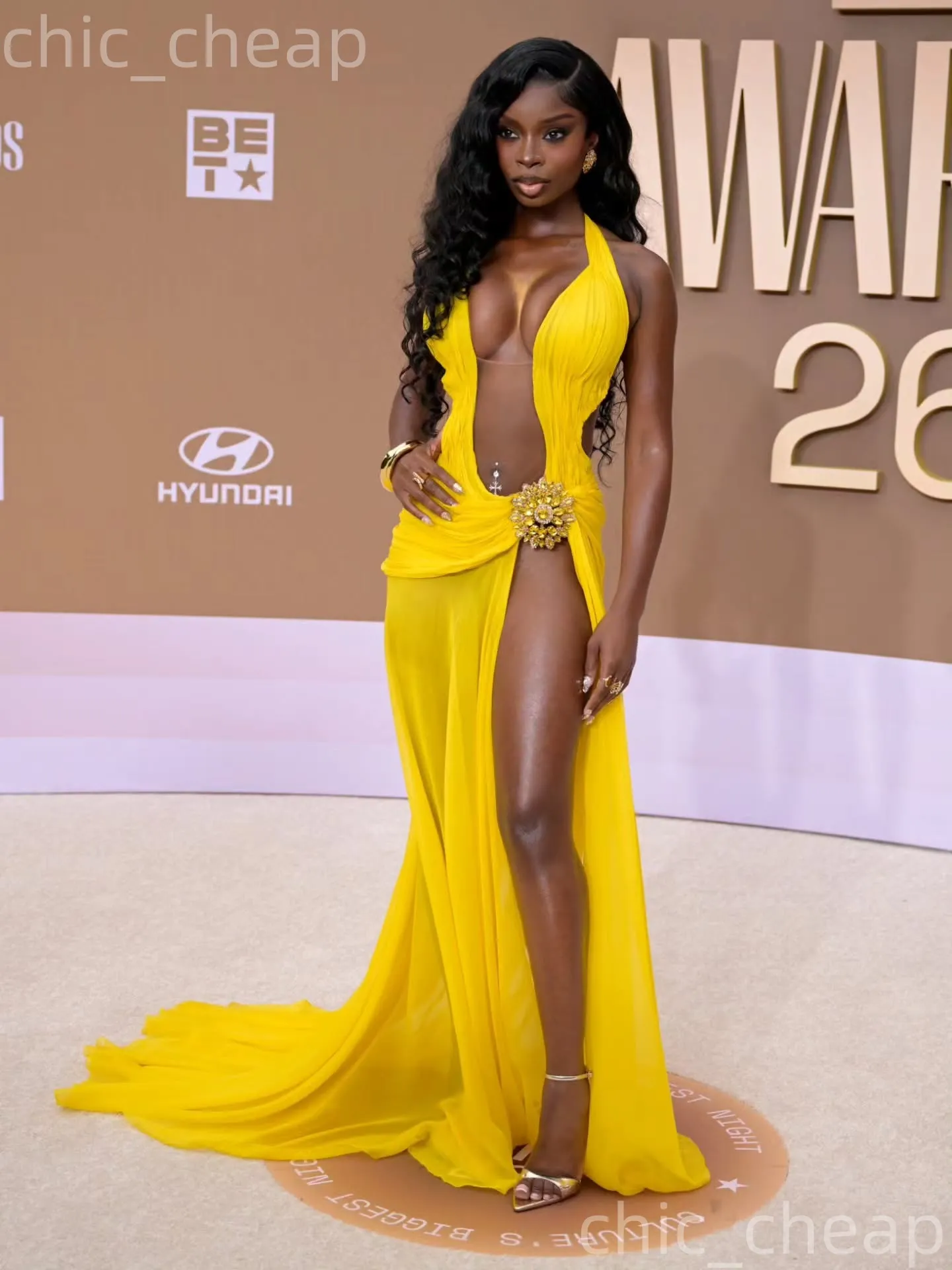 night beach party dress 2026 Yellow A Line Summer Halter... From Chic_cheap, Rs.10,330.68 Beach club Backless Bras | Universal Brand Ted Baker Featuring an all Size:XS - 15