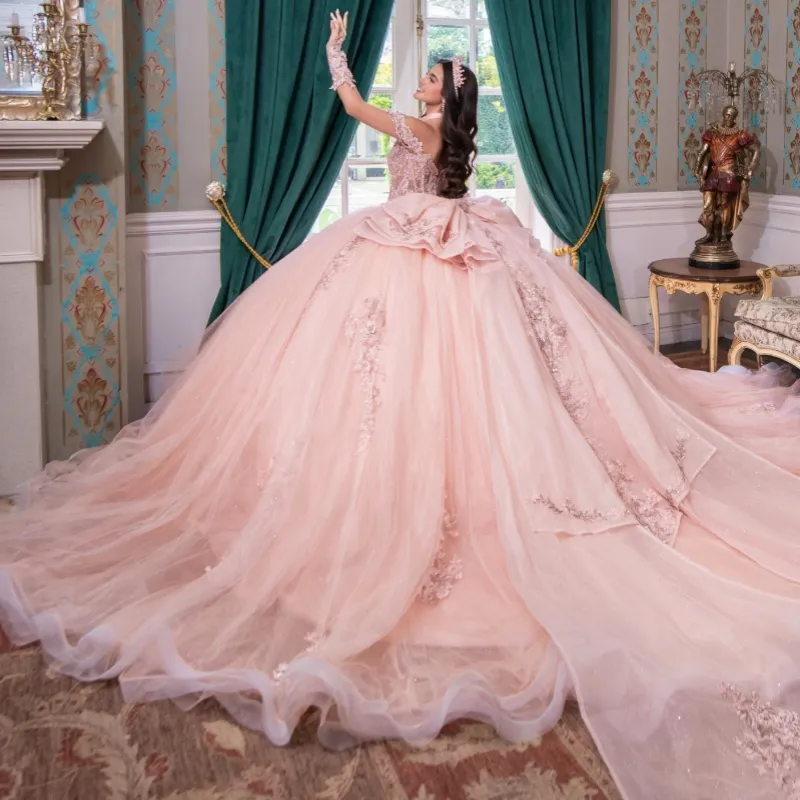 light pink sweet 16 dresses Misshow Sweetheart Neckline Ball Gown with Beaded Appliques Baby Tulle Quinceanera & Formal Evening Dress Pink Sweetheart Sleeveless Tulle Prom Dresses Sweet 16 Dresses is appropriate for any occasions Sweet 16 Dresses | Shop