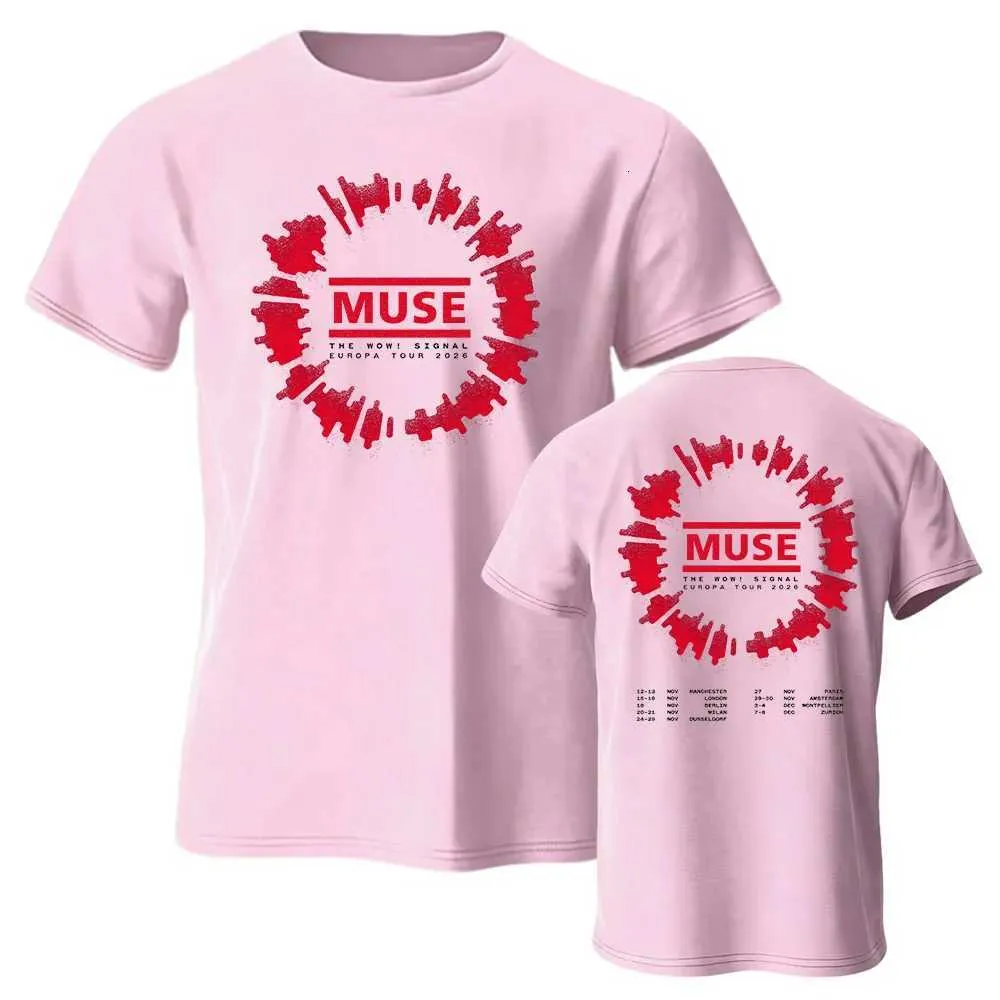 【新品未開封】VOW WOW 2026年 ライブ Tシャツ Mサイズ Wholesale The Wow Signal Tour MUSE T Shirt Unisex Streetwear
