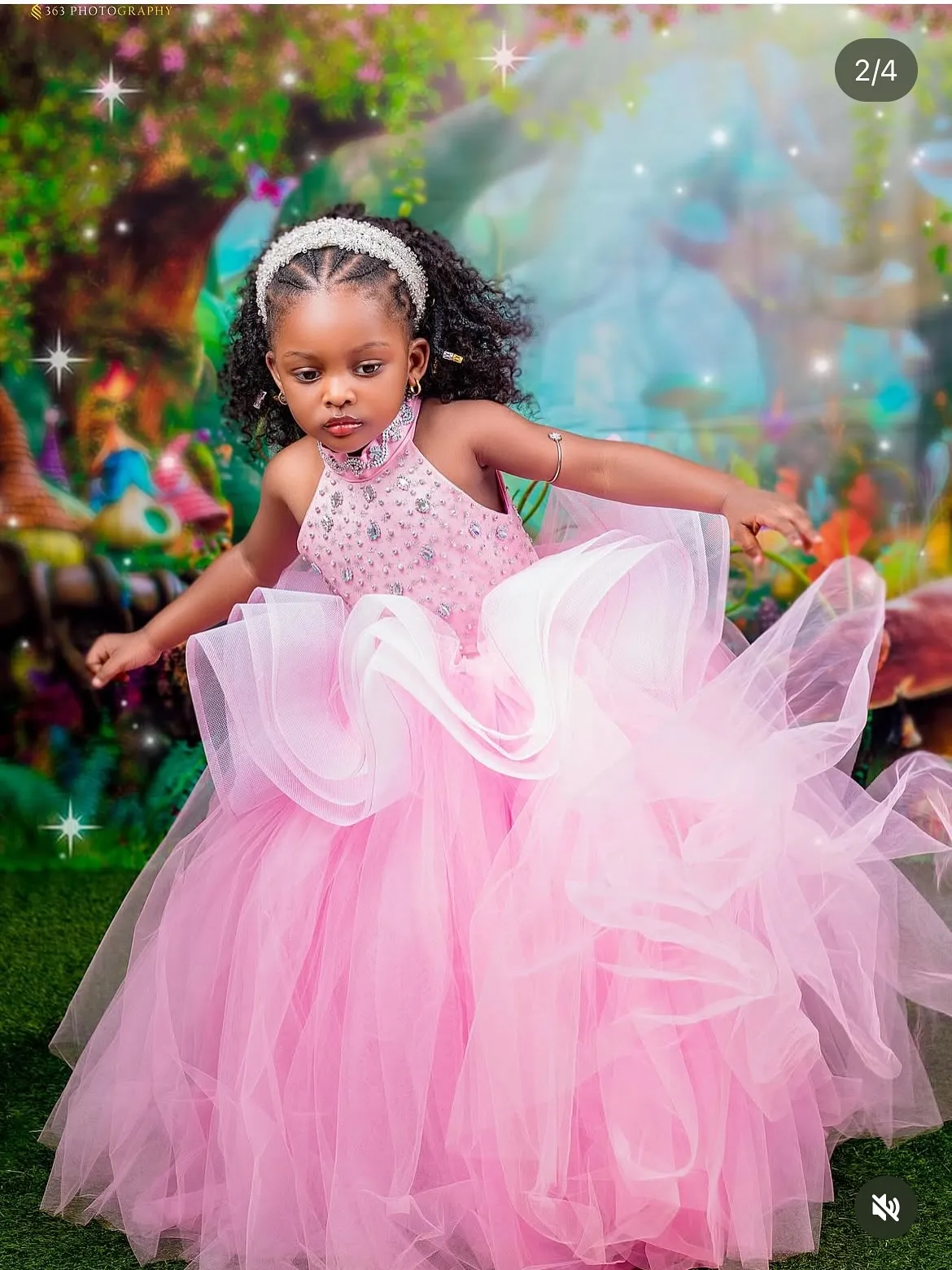 kids flora long dress Flora Luxury Couture Flower Girl Dress - 11/12Y (36) / Peach (as pictured) / Standard: Ships in 6-8 business weeks
