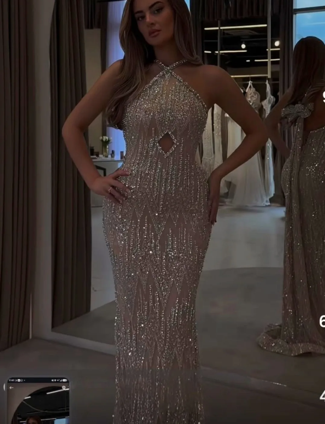 champagne long formal dress Aso Ebi Sheath Prom 2026 Evening... From Chic_cheap, Rs.16,989.14 two piece sets