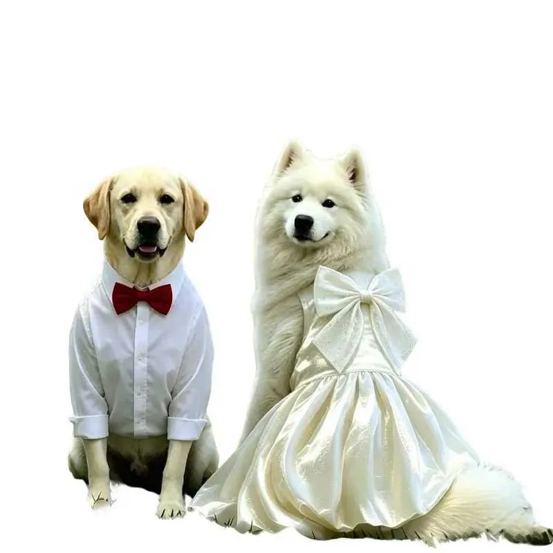 dog wedding dress golden retriever Large Female Dog Clothes Border... From Haven1, Rs.688.68 golden retriever flower girl
