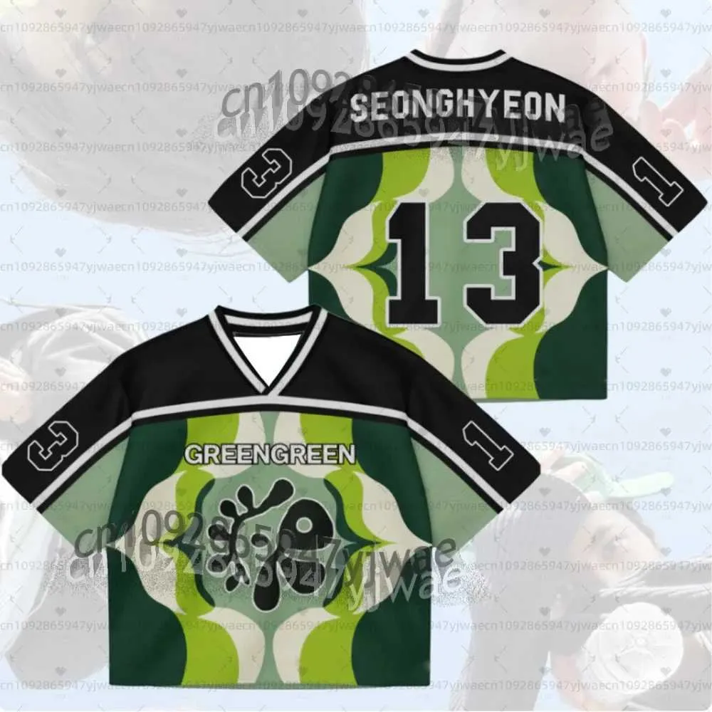 Wholesale Green Floral Mesh Gothic V Neck Jersey T Shirt, Short