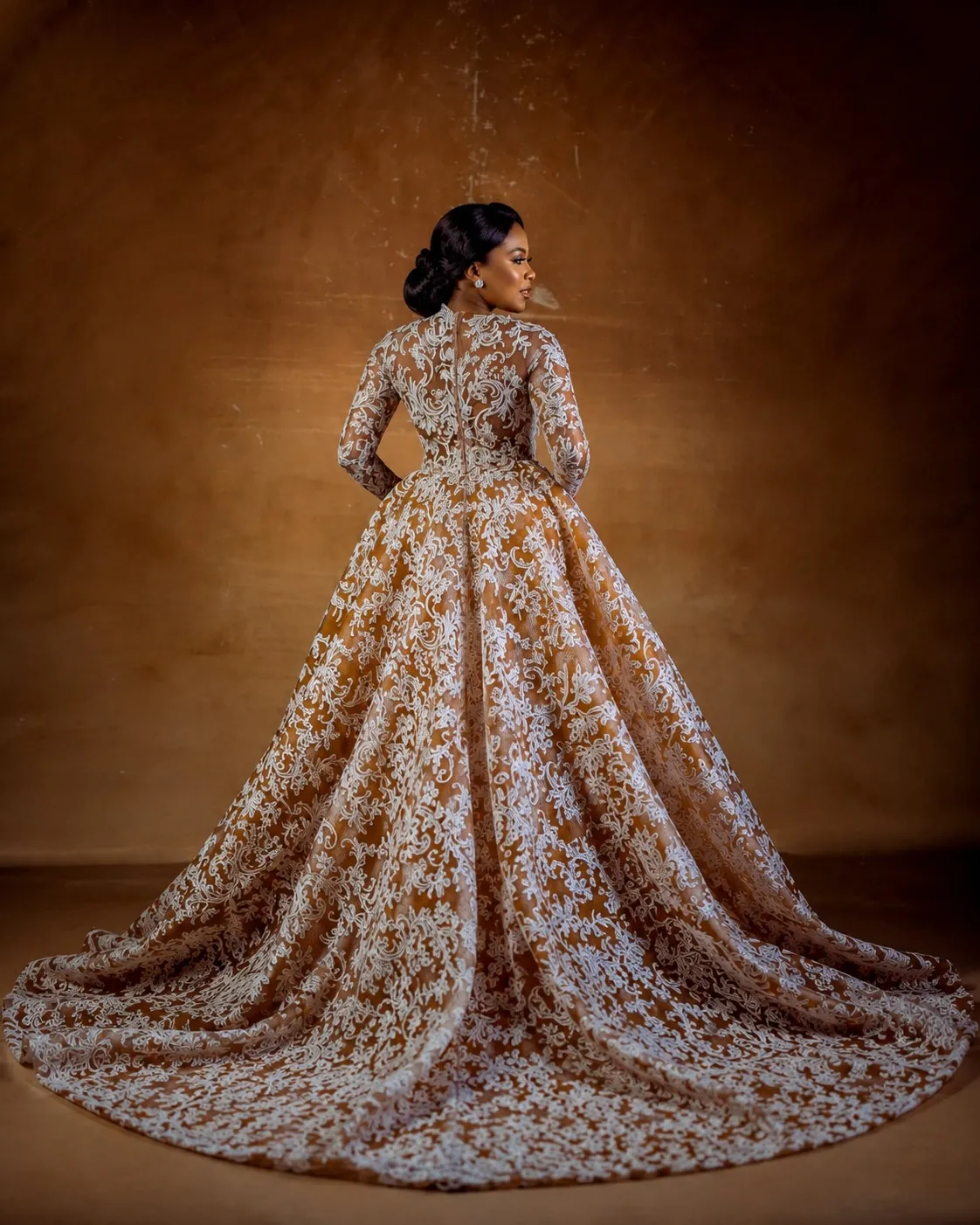 gold and white plus size wedding dresses Chocolate Nude Mesh Mermaid Dress,... From Dreamcode, Rs.51,223.88 logos