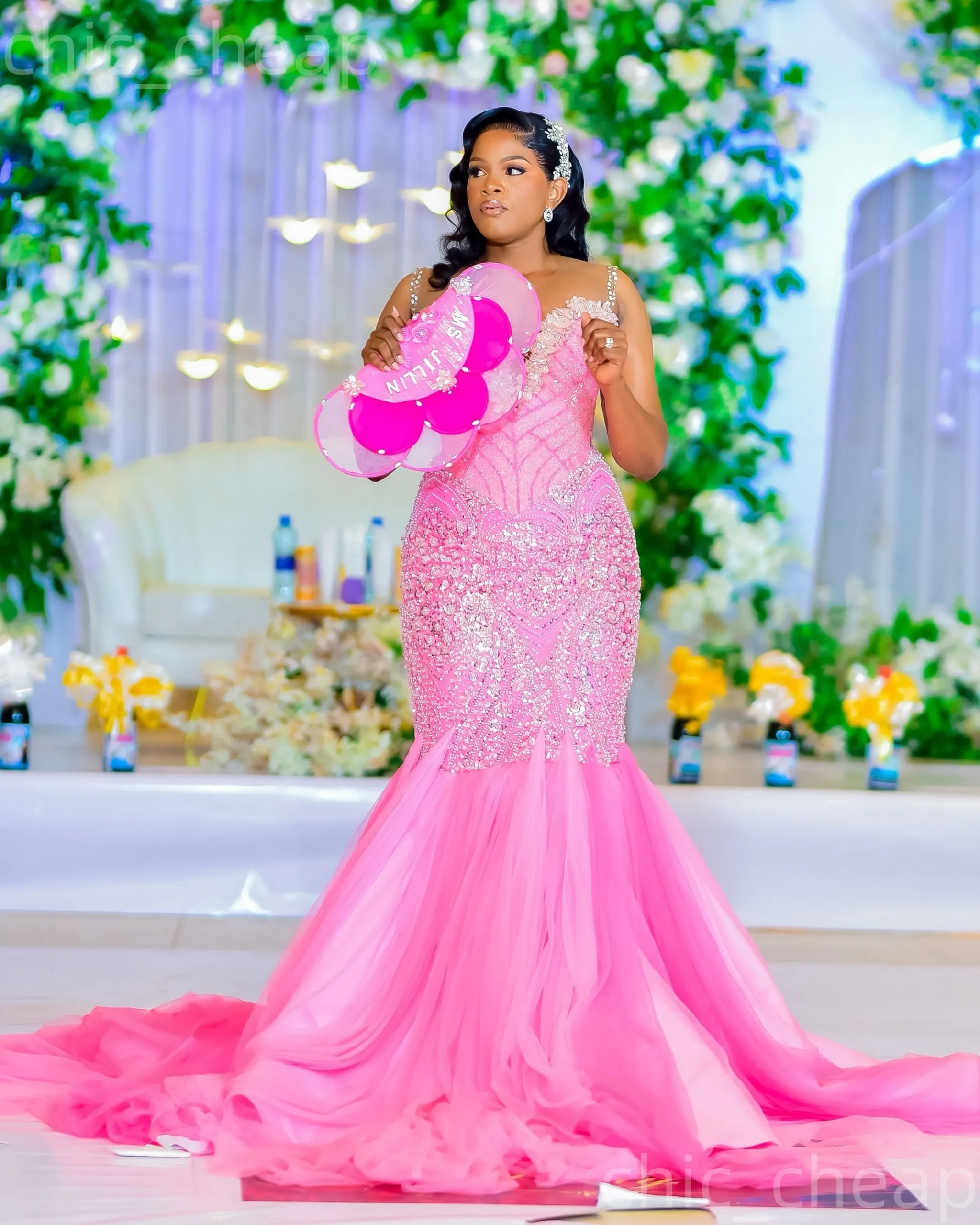hot pink prom dress 2026 Aso Ebi Mermaid Evening... From Chic_cheap, Rs.31,942.94 SU26DROP2
