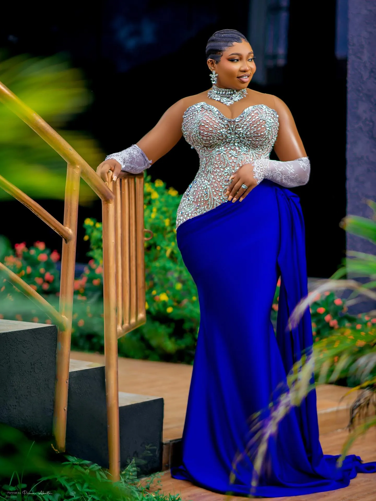 Plus Size Royal Blue Mermaid Prom Dress 2026 Evening... From Dreamcode, Rs.16,901.6