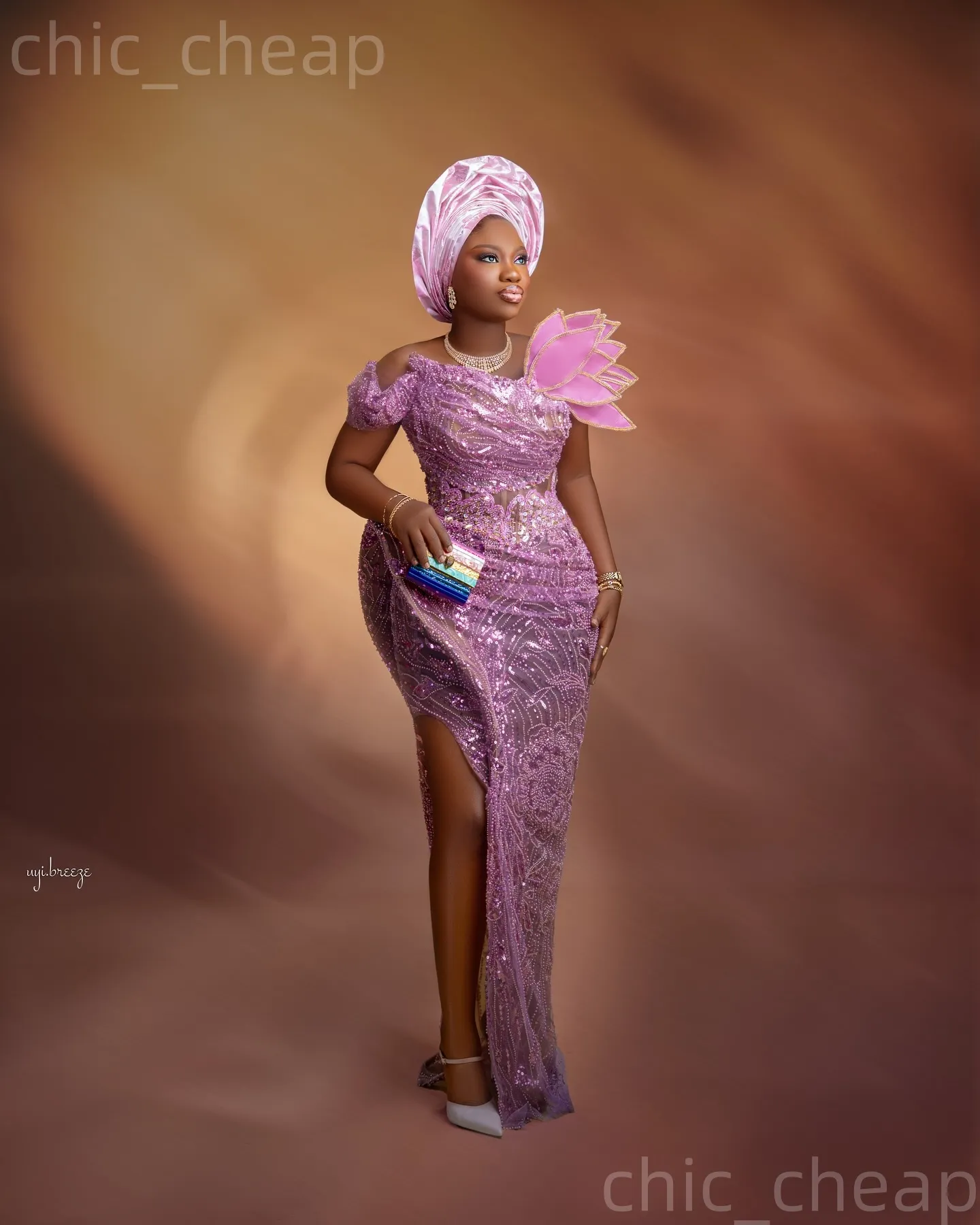 Aso Ebi Lilac Sheath Prom Dress 2026 Evening Dress... From Chic_cheap, Rs.18,511.09