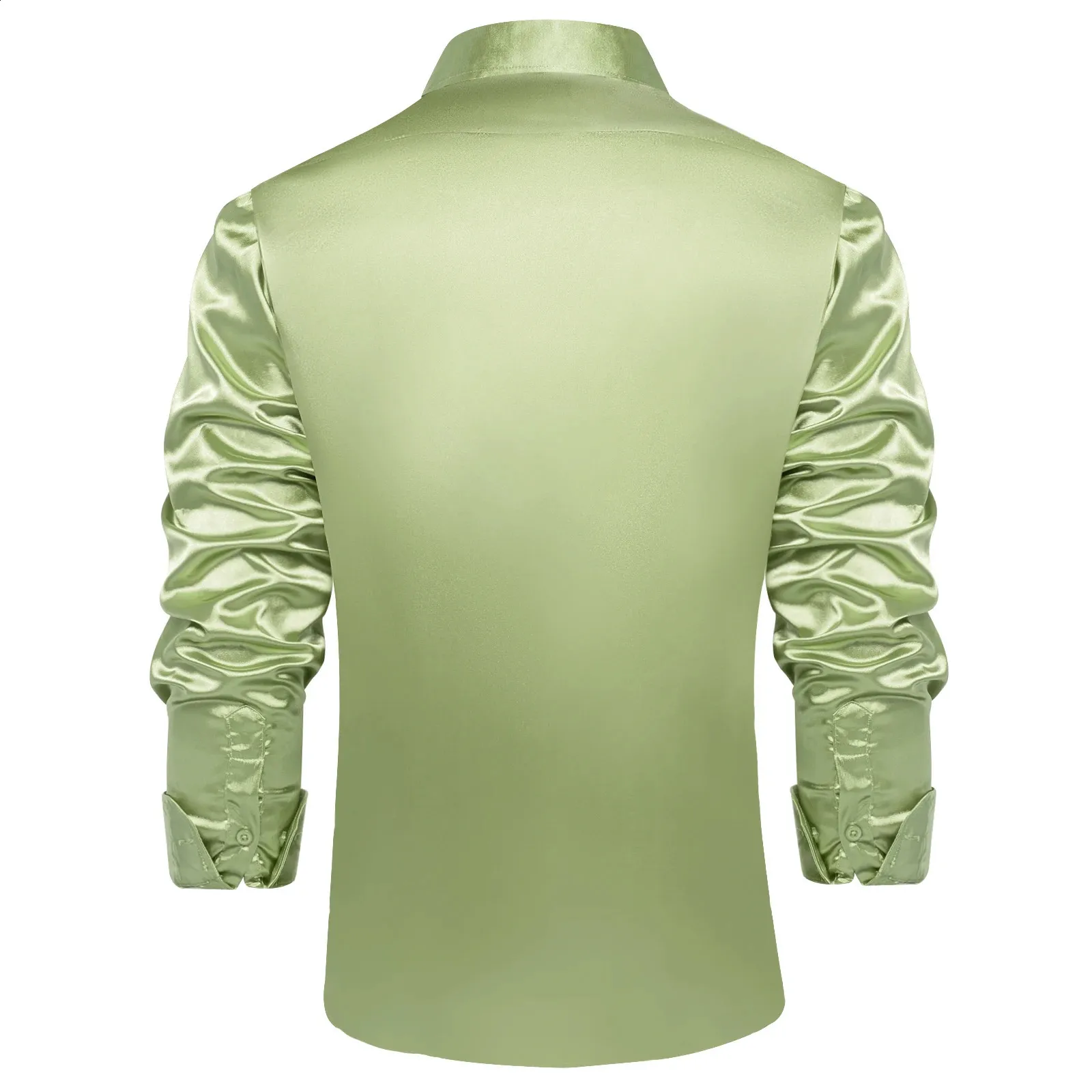 sage green dress shirts for men Stretch Linen Blend Button Through Shirt in Soft XXXL This will be truly unique and a great asset to your wardrobe ORGANIC SOLID SAGE GREEN MENS