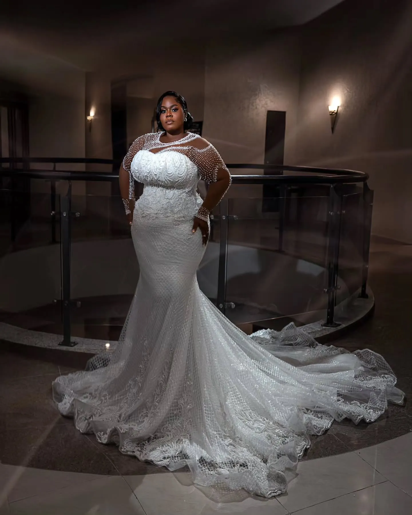 plus size ivory wedding dresses Two Piece with Sleeves Rustic Wedding Dress AWD1258 A Line 2 Plus Size - Ivory Lace