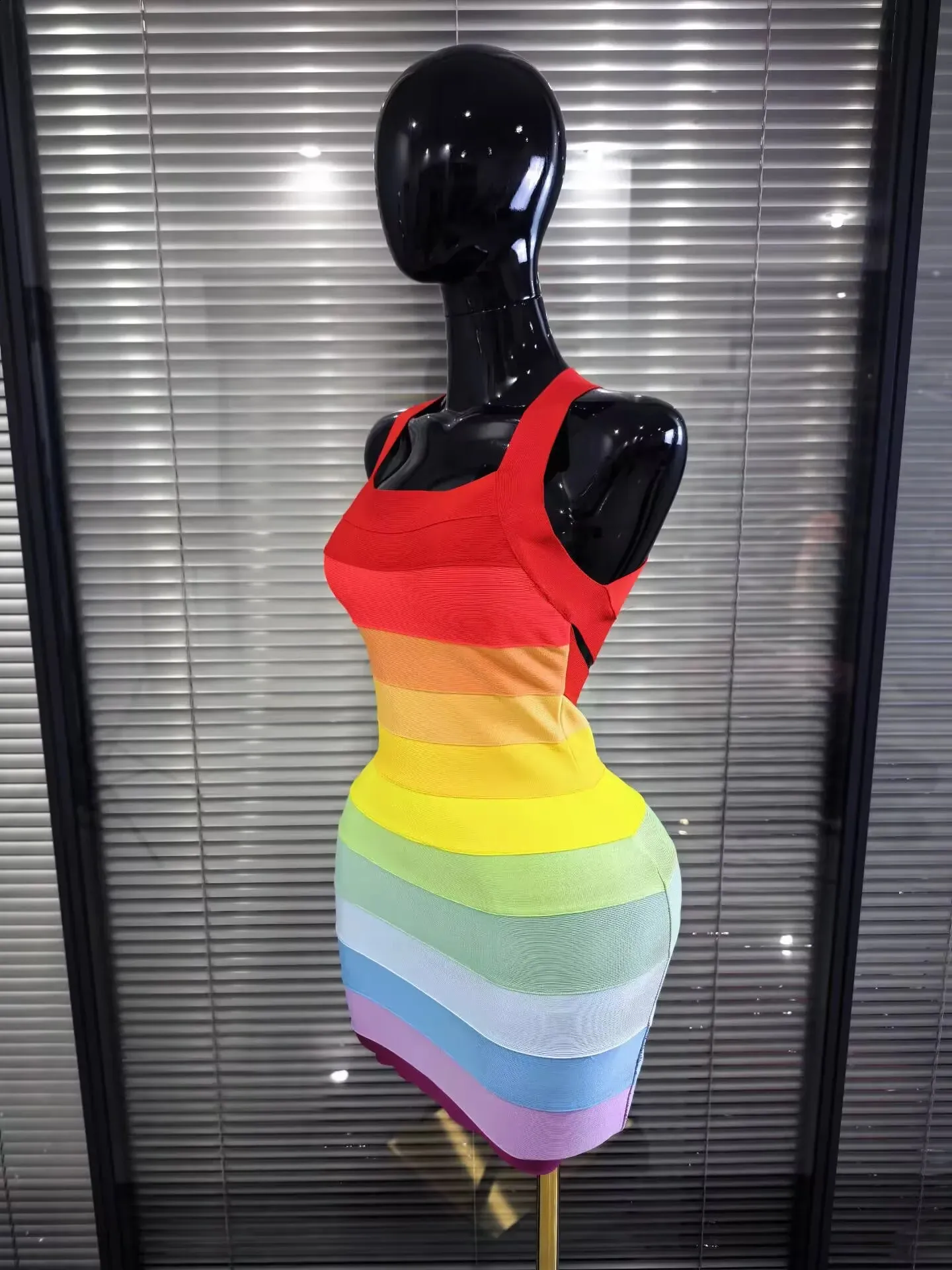 bodycon rainbow dress Color Womens Sexy Halter Backless Bodycon... From Mysticastore, Rs.2,896.12 In Bulk rainbow clothing store near me