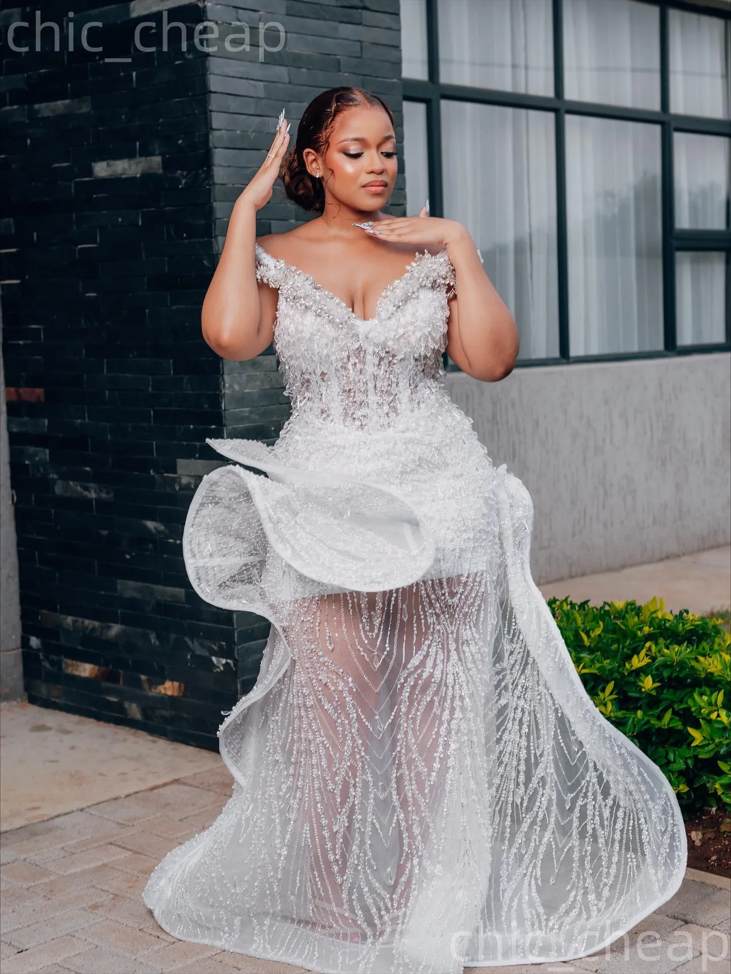 ivory mermaid prom dress Dress, Beaded Crystal Evening Gown, Long Formal Birthday Party for Women green crushed velvet