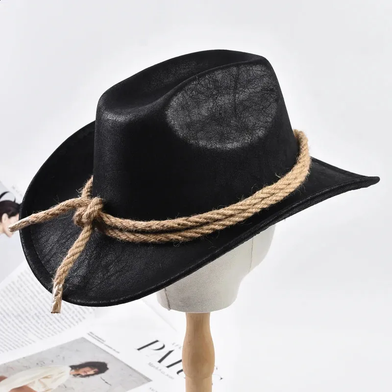 Vintage Roll Brim Western Cowboy Hat Outdoor Travel... From  display picture 1