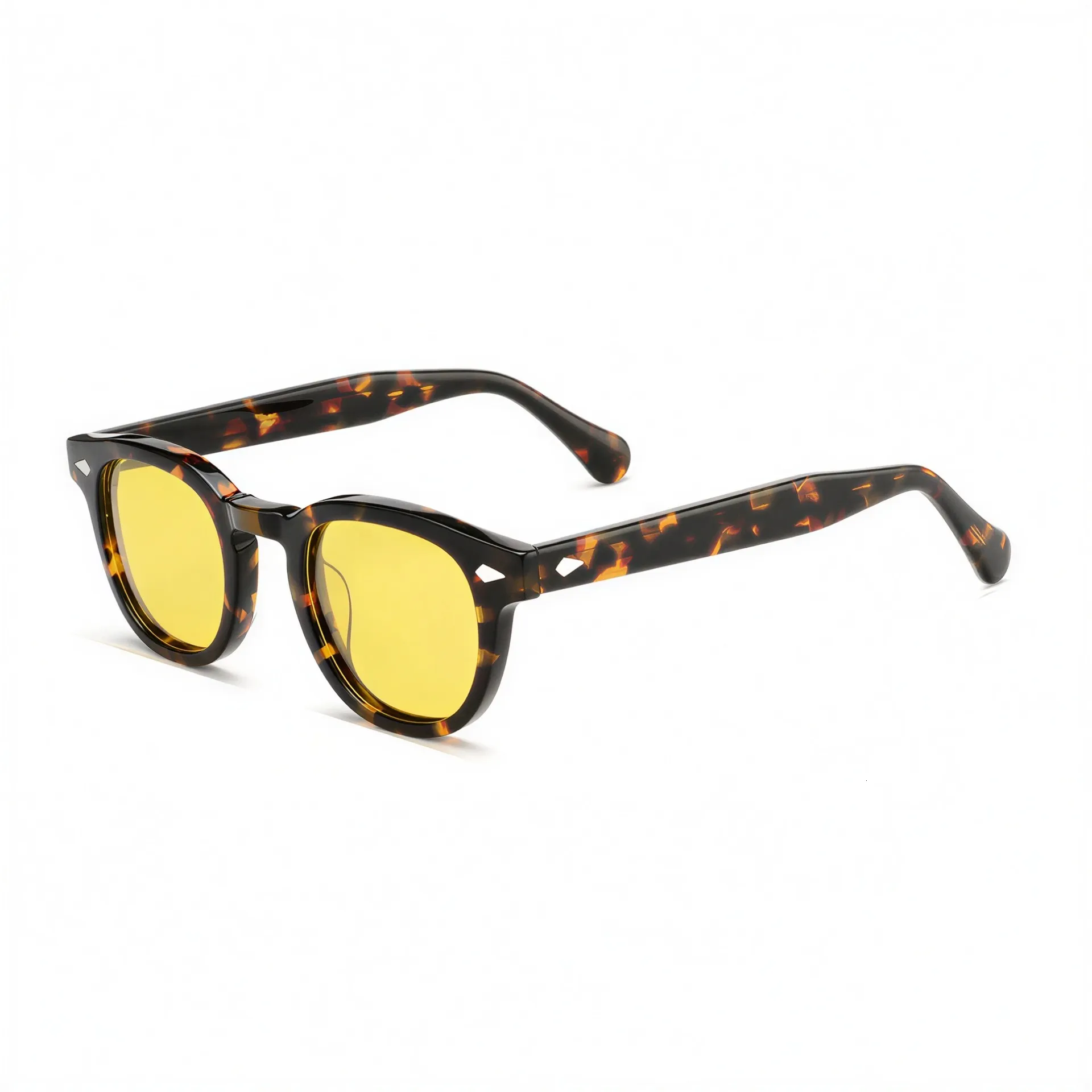 Trendy Retro Acetate Polarized Sunglasses for Women BIRCEN Womens Round Polarized Sunglasses: Retro Acetate Sun  main image 2