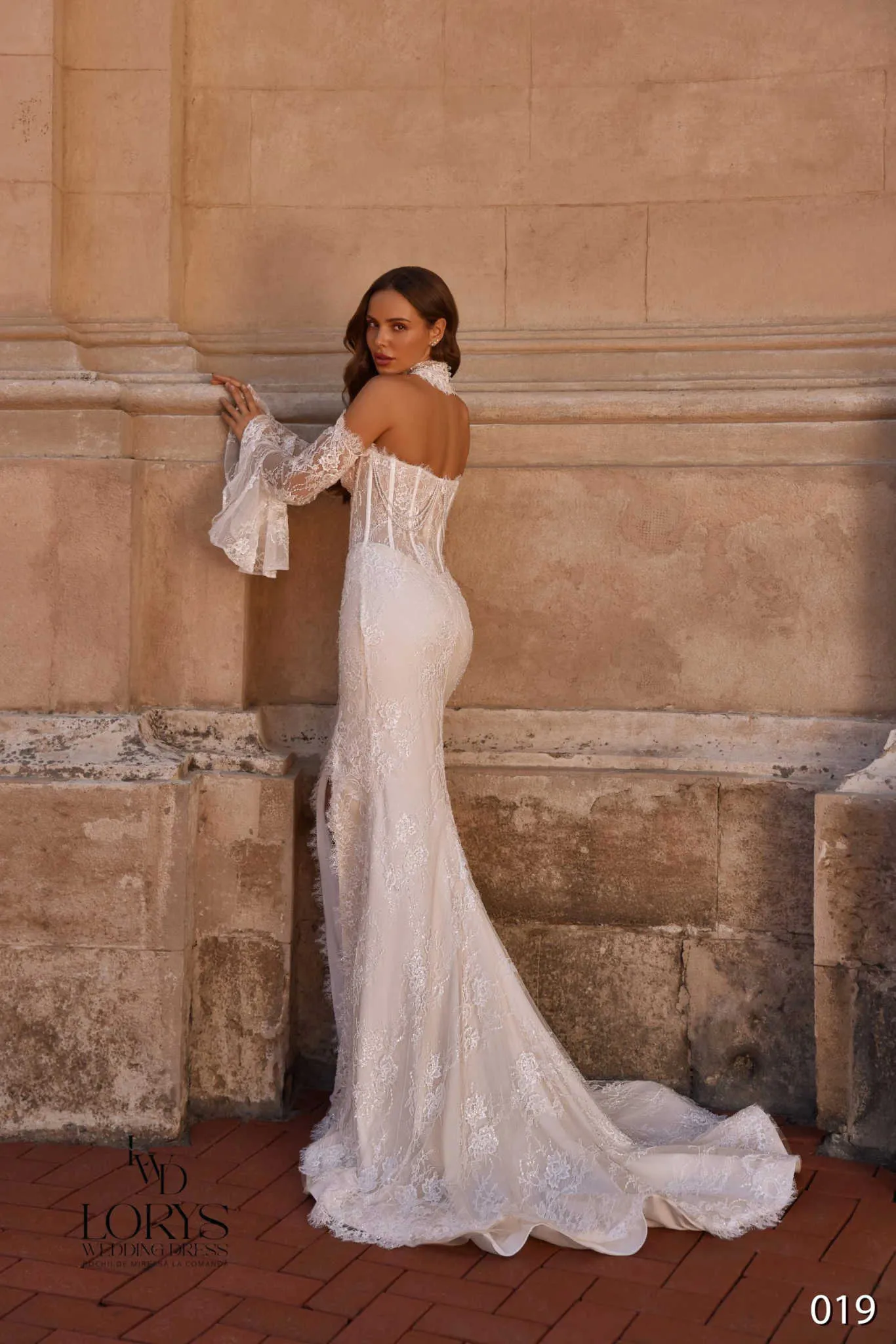 Mermaid Beach Wedding Dress, Lace Appliques, Illusion... From Dresstop, Rs.19,091.09