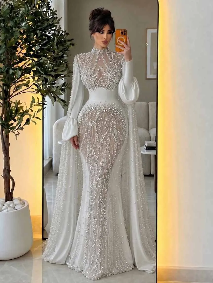 beaded reception dress for bride Elegant Mermaid Wedding Dress, Illusion Long Sleeve... From Dresstop, Rs.23,271.36 Jovani 40315 2-pieces these dresses combine traditional Size:36/36