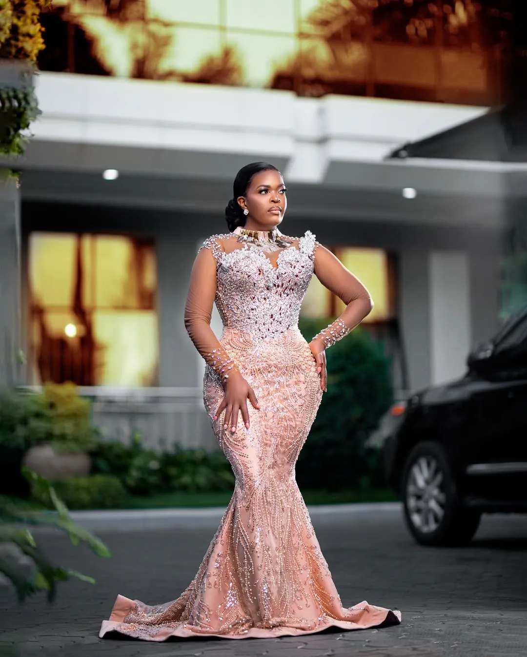 blush pink plus size formal dress Mermaid Prom Dress, 2026 Evening... From Dreamcode, Rs.23,873.79 collection_seo-olive