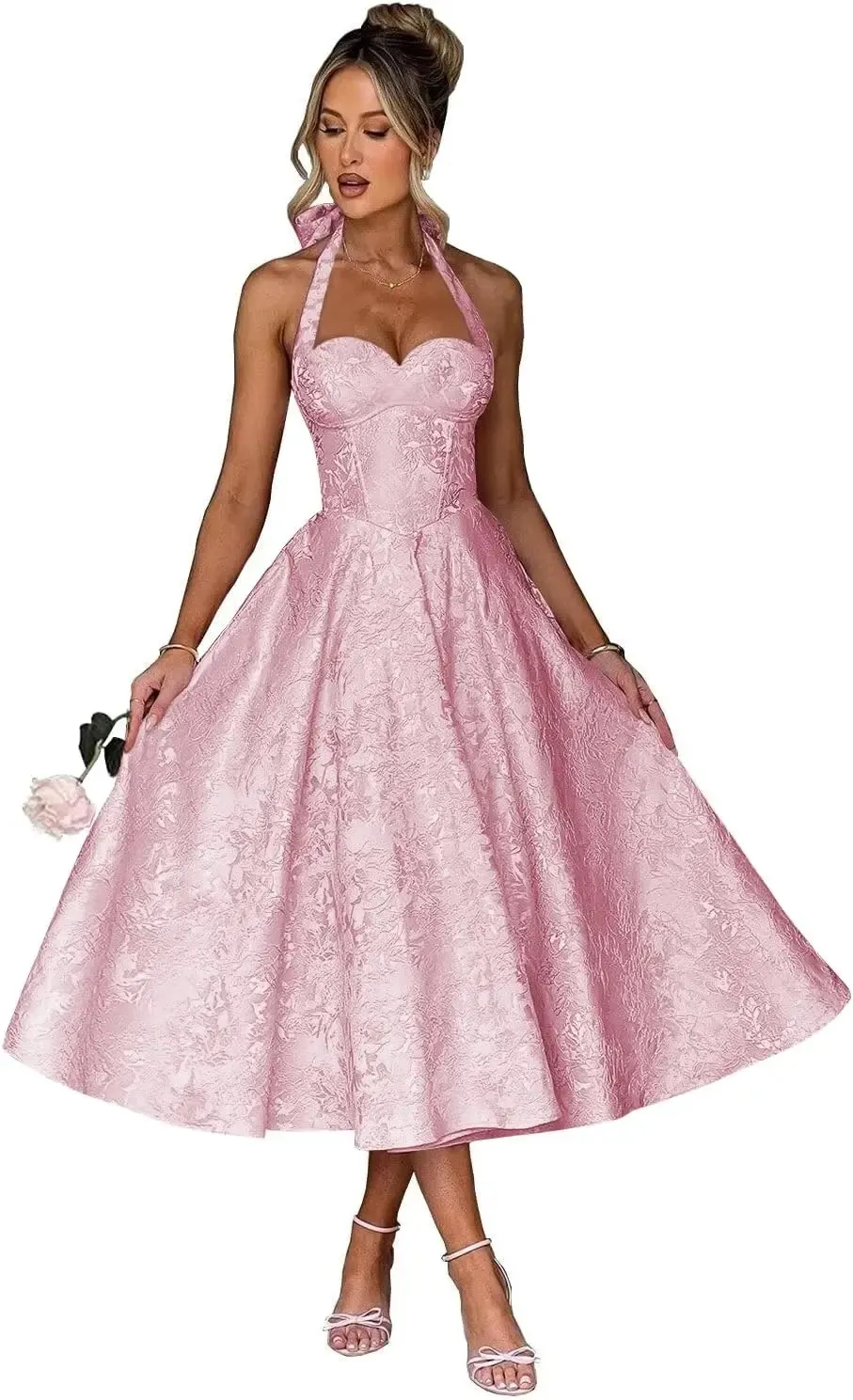 vintage a line cocktail dress Satin Midi Prom For Women,... From Yyydhg202588888, Rs.6,273.83 KissProm Mermaid V-Neck Long Sexy Homecoming Dress Lace Tea Length Embellishment Size:30