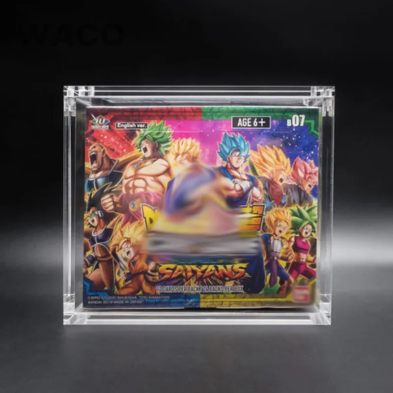 dragon ball super booster box acrylic case suitable for Display – TCG-Cases .de Complete visibility of the contents Dragon Ball Super Booster Box