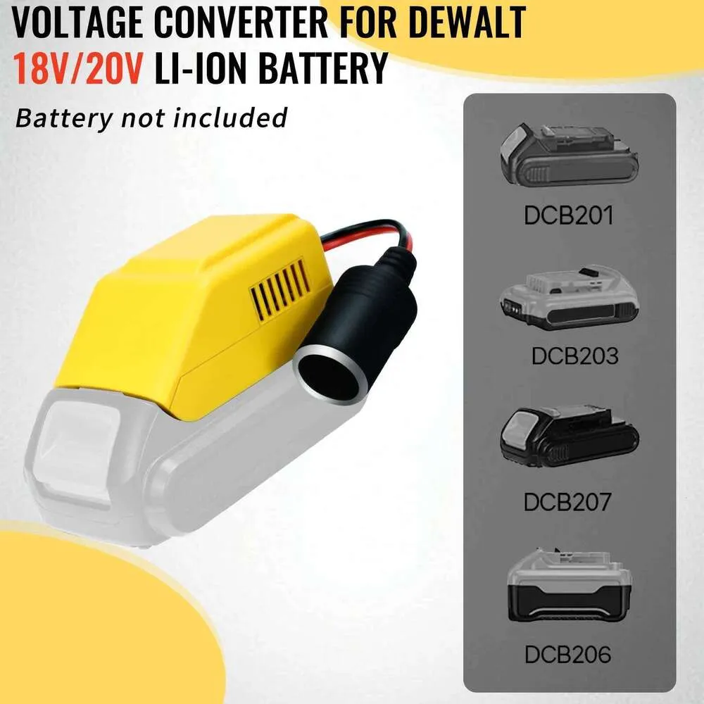 dewalt battery to cigarette lighter 12V Step Down Euro Converter Power Wheel Adapter With... From Dh1102729193, Rs.2,583.25 then slide onto the boom pole Adapter For Dewalt 20V Battery