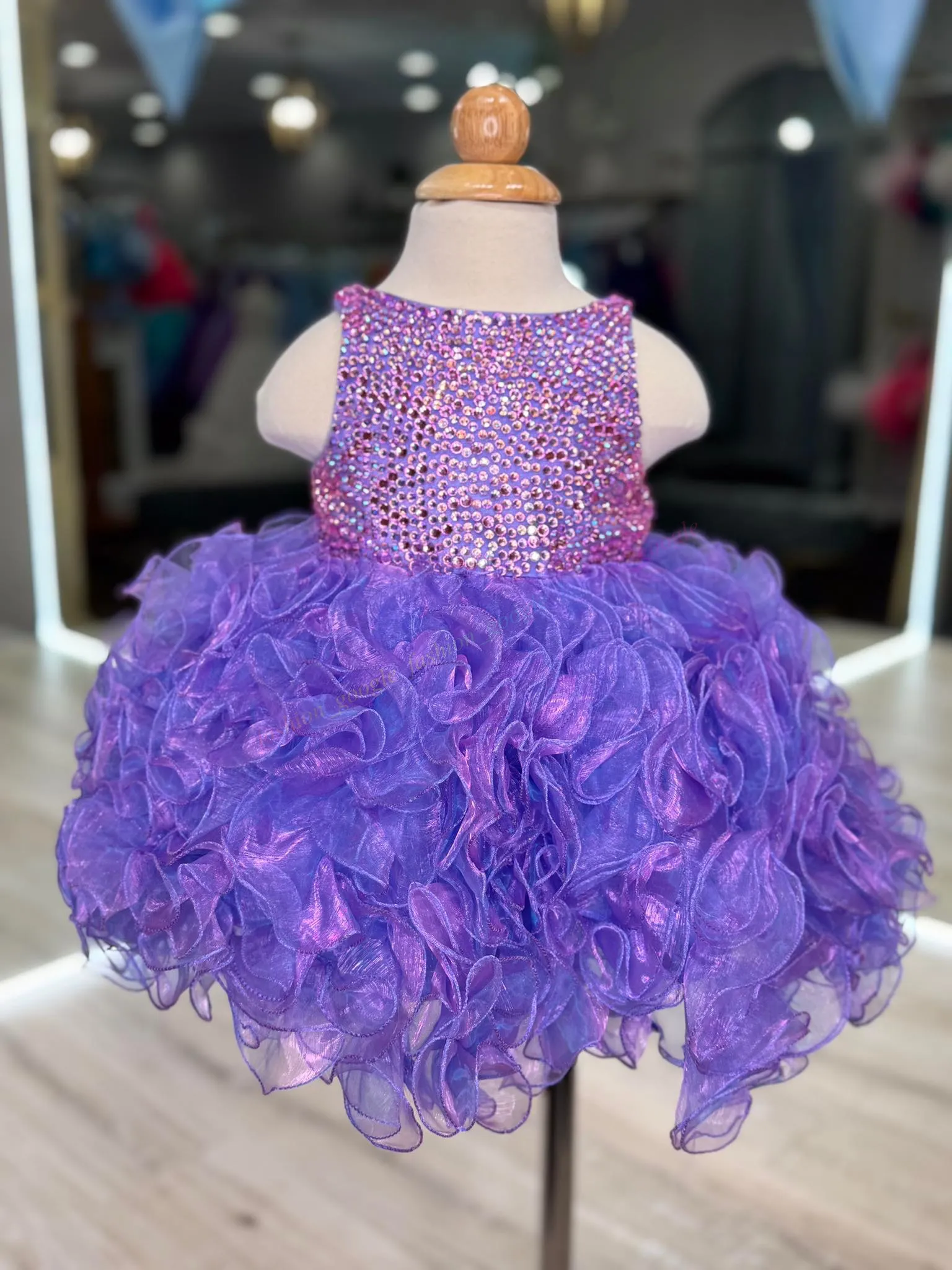 purple glitz pageant dress This is Custom one of a kind mega glitz for a client and won. What is your color combo? www.janicejackie.com #pageant #dresses #dress #girls