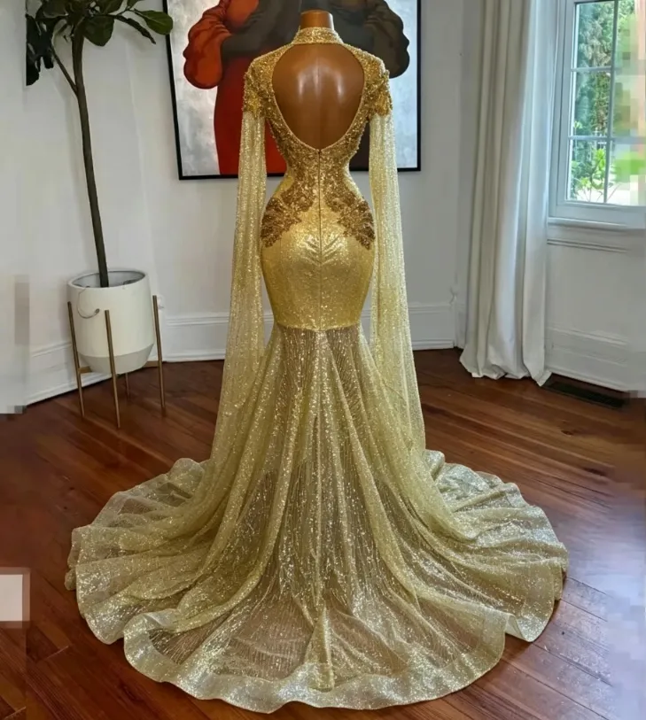 sparkly gowns gold dress Rhie Sequin Prom Dresses For Black Women ... From Kyuremweding, Rs.15,280.96 Fabric: Luxe Satin