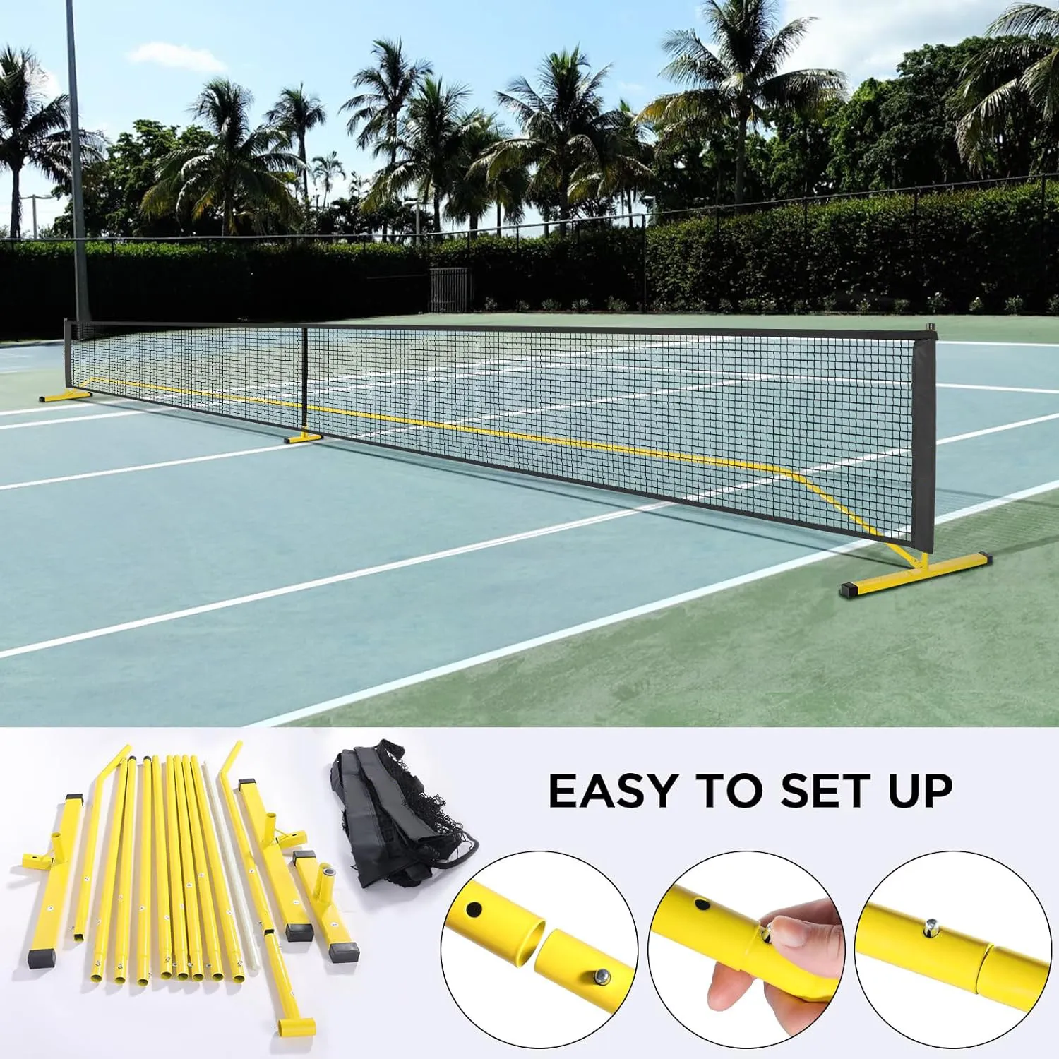 Pickleball Net 6.7m Portable Outdoor Indoor... From Tashan99, $26.76 ...