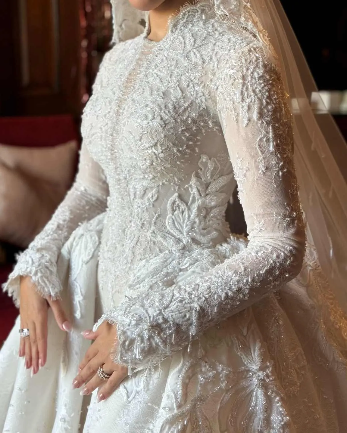 islamic wedding dress Muslim Bridal Looks - The Ultimate Guide Luxury Modest Arabic Wedding Dresses