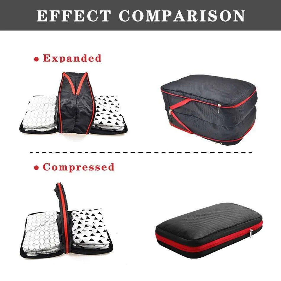 Wire Mesh Cubbies Nylon Double Layer Compression Packing Cubes For... From Cozyhome88, $9 ...