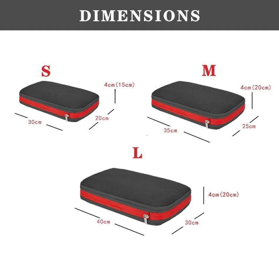 Wire Mesh Cubbies Nylon Double Layer Compression Packing Cubes For... From Cozyhome88, $9 ...