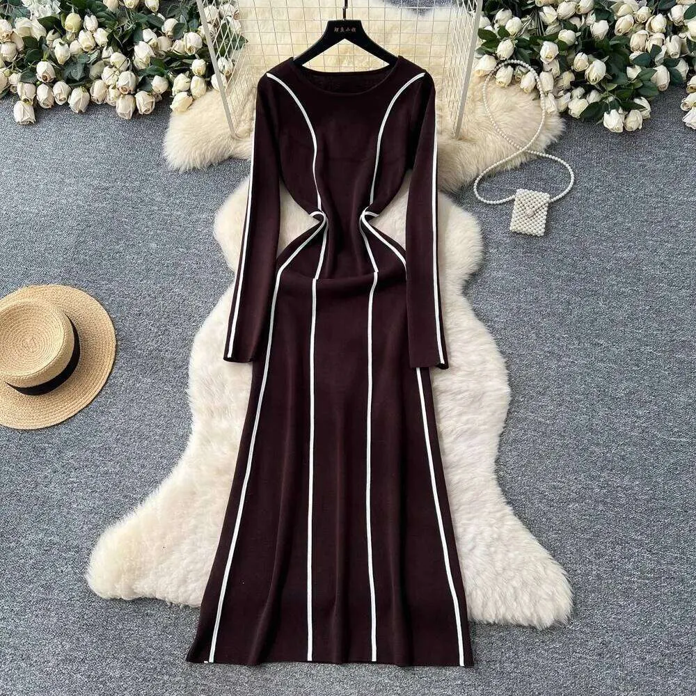 preppy winter dresses YuooMuoo Maxi Knitted Dress Ankle-Length Half Sleeve Style for Autumn from Dhgate Basic & Casual A-Line Light Purple Halter FBA Material:Mangalagiri Silk Vintage preppy mini dress