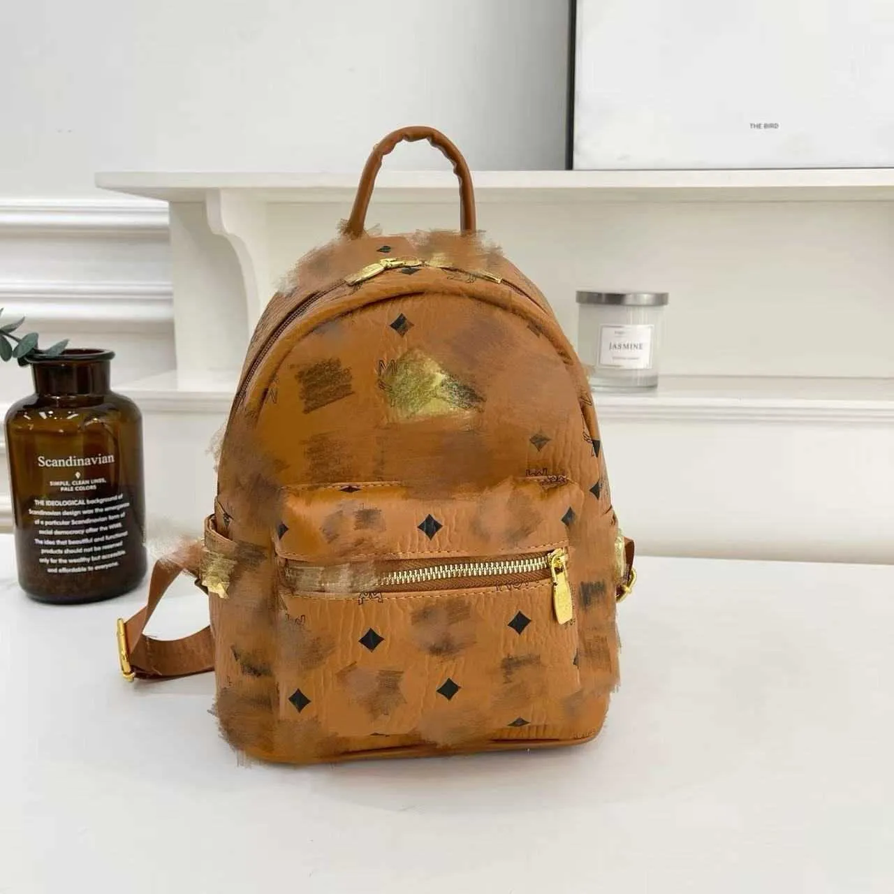 colored leather backpack for school GLENLCWE Cherry Print Mini Backpack,PU Purse Travel Shoulder Daypack Bag : Clothing, Shoes & Jewelry 25cm/9.84 inch Width Multicolor Woven Leather School Backpack