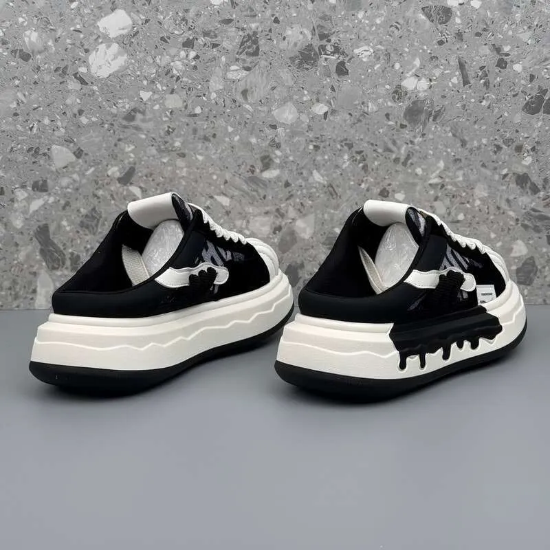 Purple Canvas Wool Loafers Lightweight Slip On Formal Shoes_voghion.com