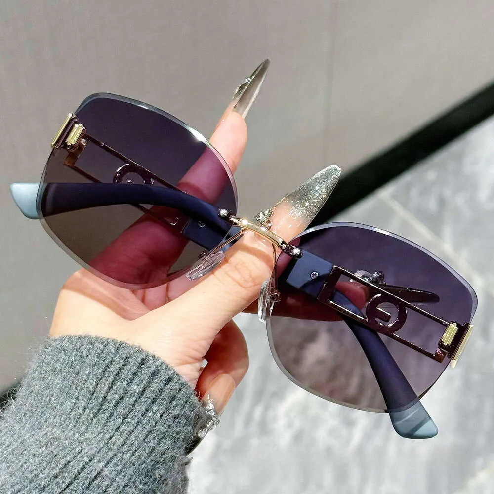 Oversized Square Acetate Sunglasses with Star Rhinestone Temples UV400 Oversized Square Acetate Sunglasses with Star Accents, UV400  main image 4