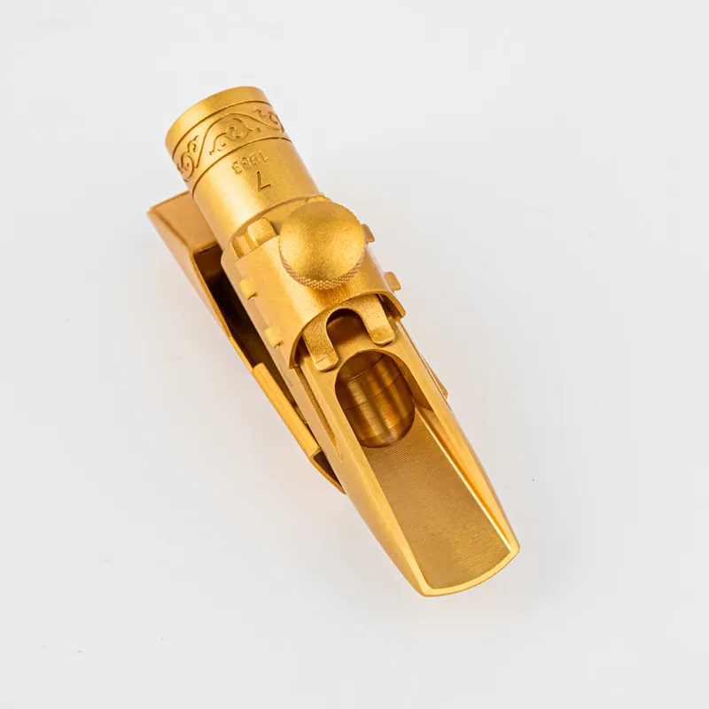 High Quality Professional Tenor Soprano Alto Saxophone Metal Mouthpiece V16 Gold Plating Sax Mouth Pieces Accessories Size 56789