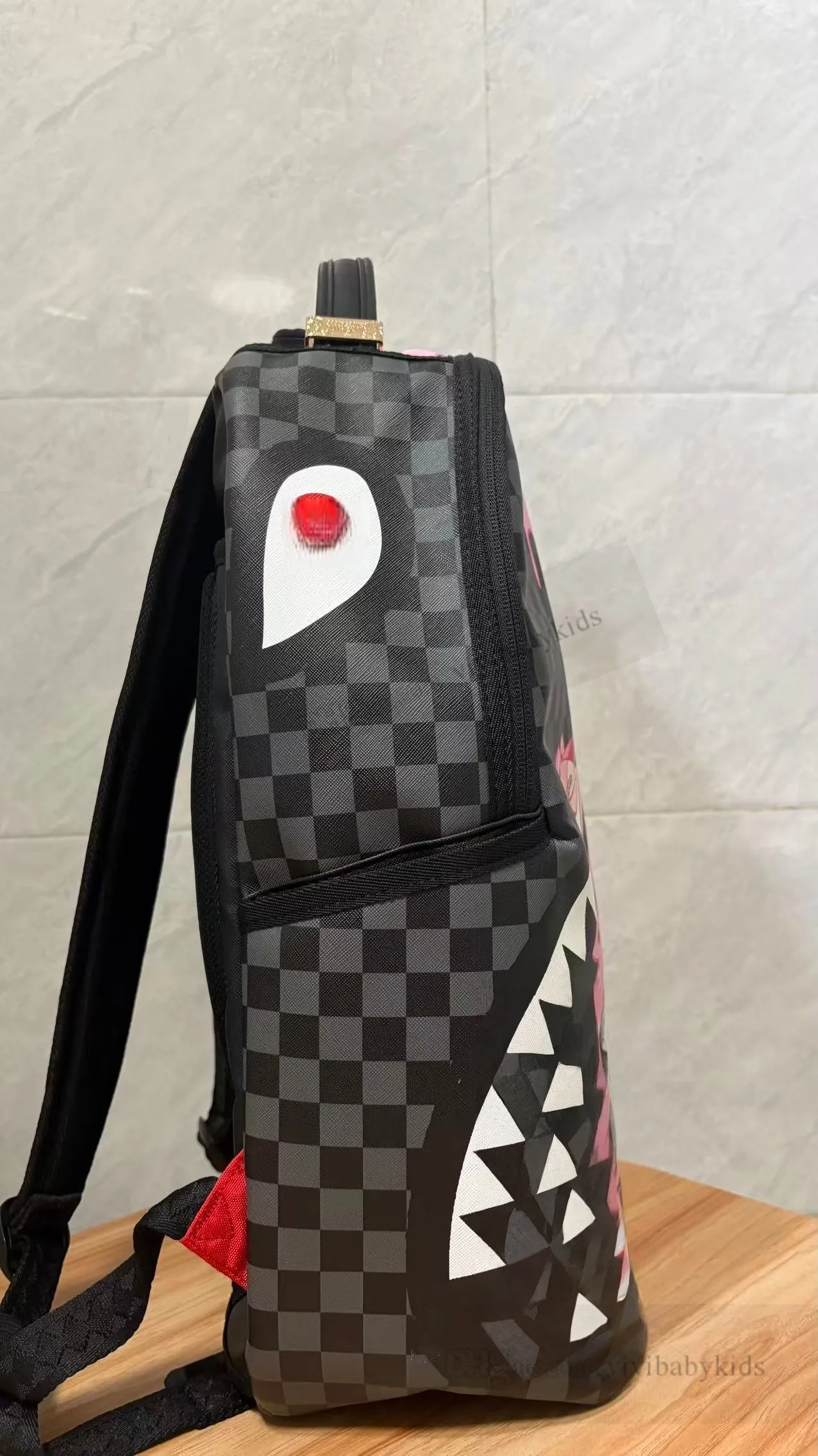 checkered backpack leather Mini 0.72 kg / 1.59 lbs PRIMECUT Checkered Leather Backpack |