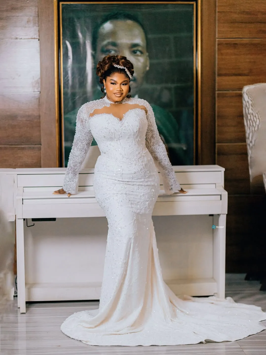 plus size ivory evening dresses Plus Size Wedding Outfits With Long... From Dreamcode, Rs.26,980.63 red-carpet