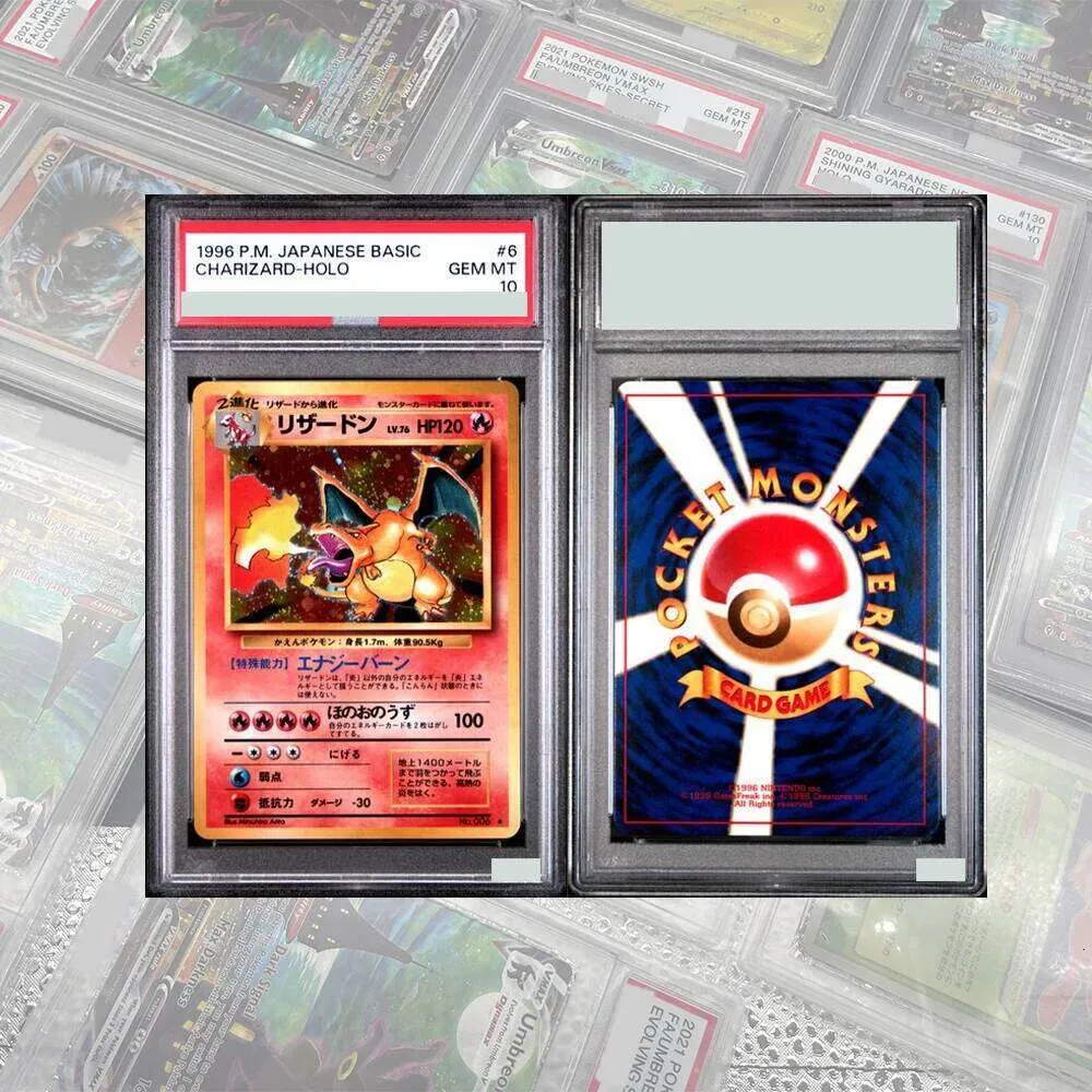 1996 charizard pokemon card PSA 006 Japanese 1996/1999/2000 Sequential Numbers Set Japanese Charizard-Holo 1996 Pokemon TCG