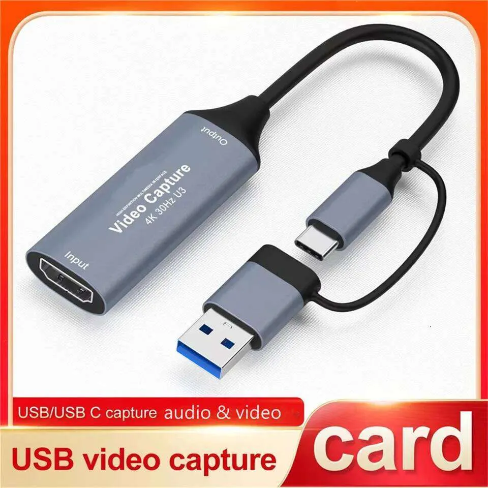 HDMI-naar-USB-C Video-opnamekaart – 4K – Aluminium – Plug-and-play – Voor Game Streaming, Opnames En Vergaderingen