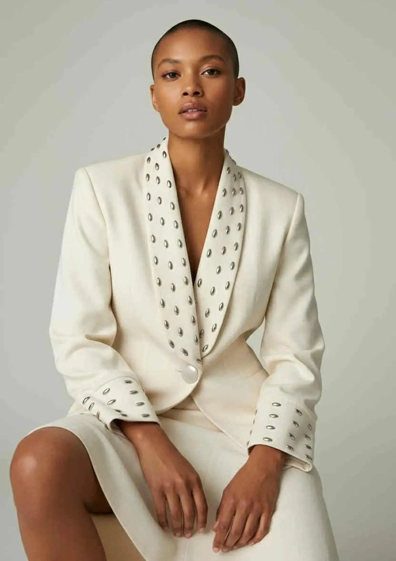 graduation blazer dress 2 Pieces Women Sets Designer Ceremony Attire Beads Birthday Party Wear Customized blazer dress graduation outfit