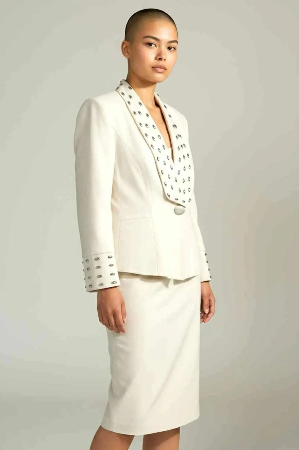 2 Pieces Women Blazer Dress Sets Designer Graduation Ceremony Attire Beads Birthday Party Wear Customized
