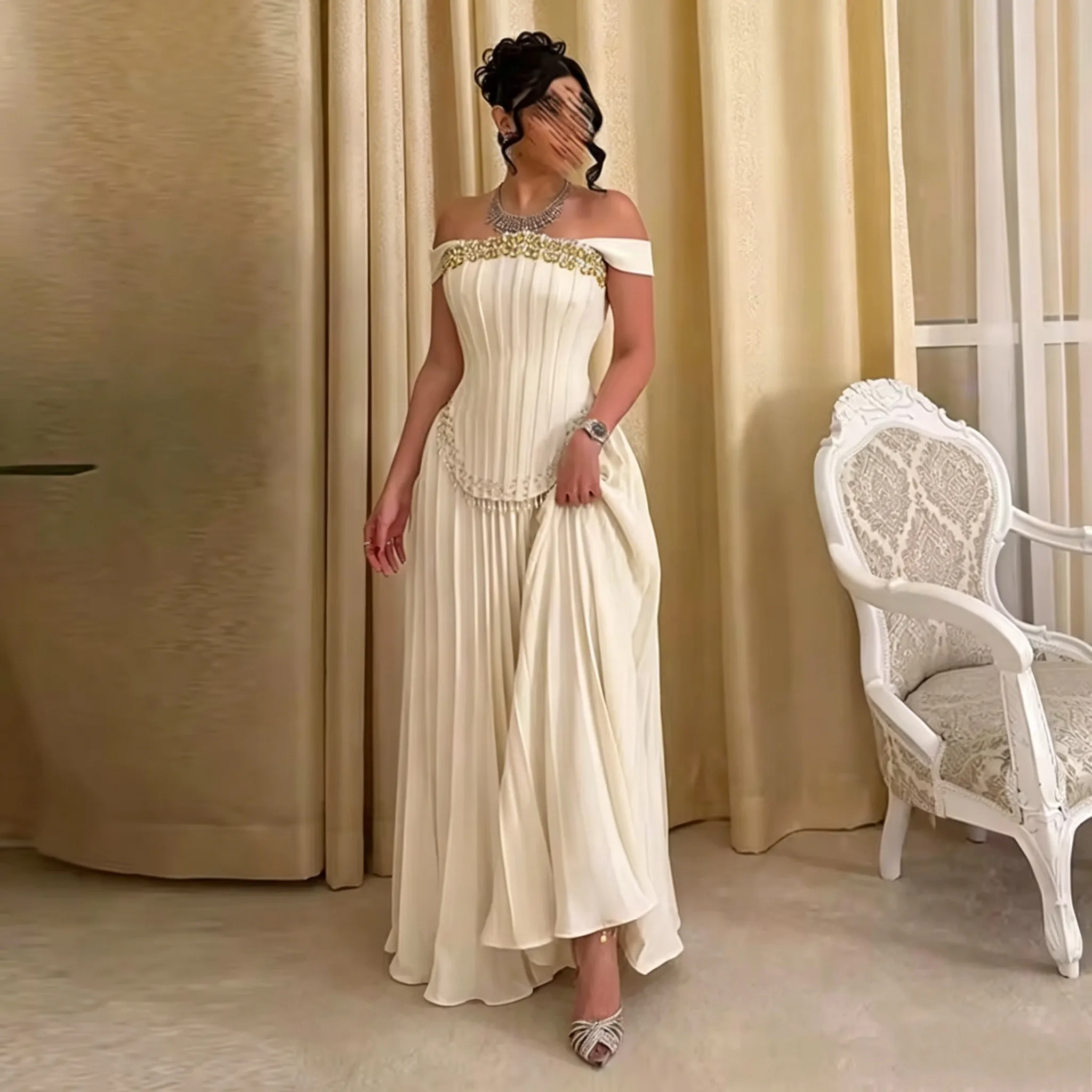 greece formal dresses 2026 Graceful Chiffon Pleated Women Special... From 165,58 € Women's Formal Clothing