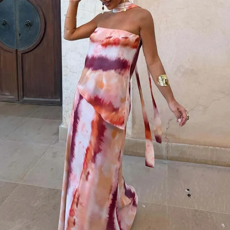 tie dye dress club Fashion Expos Backless Party Dress... From Zorastore, Rs.6,232.44 Midi dress