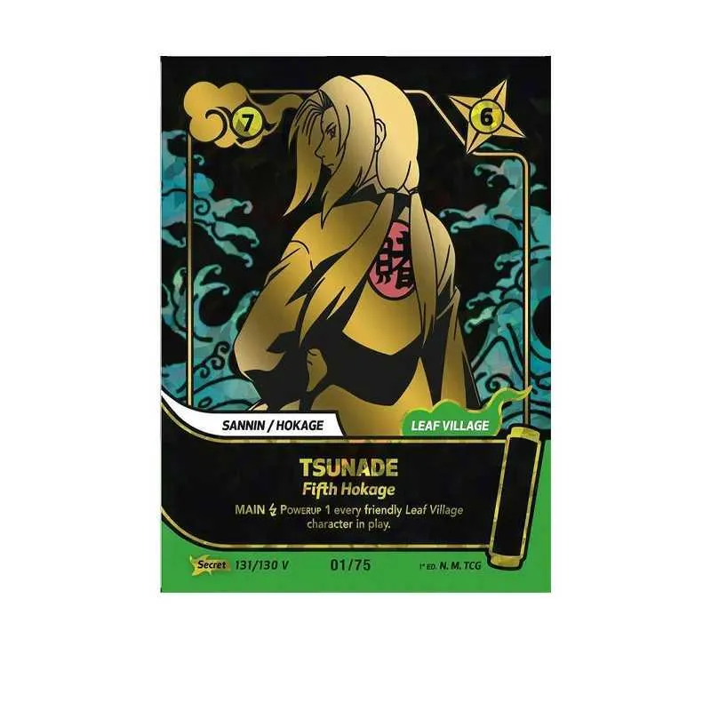 DIY ENGLISH CARD Naruto Mythos TCG 22k Gold Foil From Liszonx