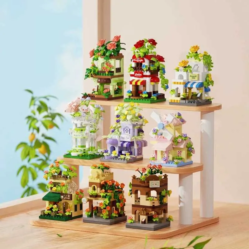 Chunyi Shop Micro Particle Building Blocks Toy Flower... From Guoyin01 ...