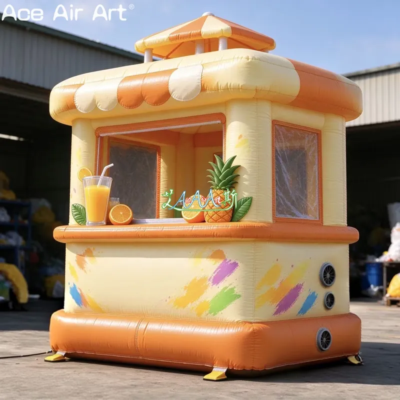Juice Shop Layout Shop Custom Inflatable Juice Bar Tent Cartoon Fruit... | DHgate.Com