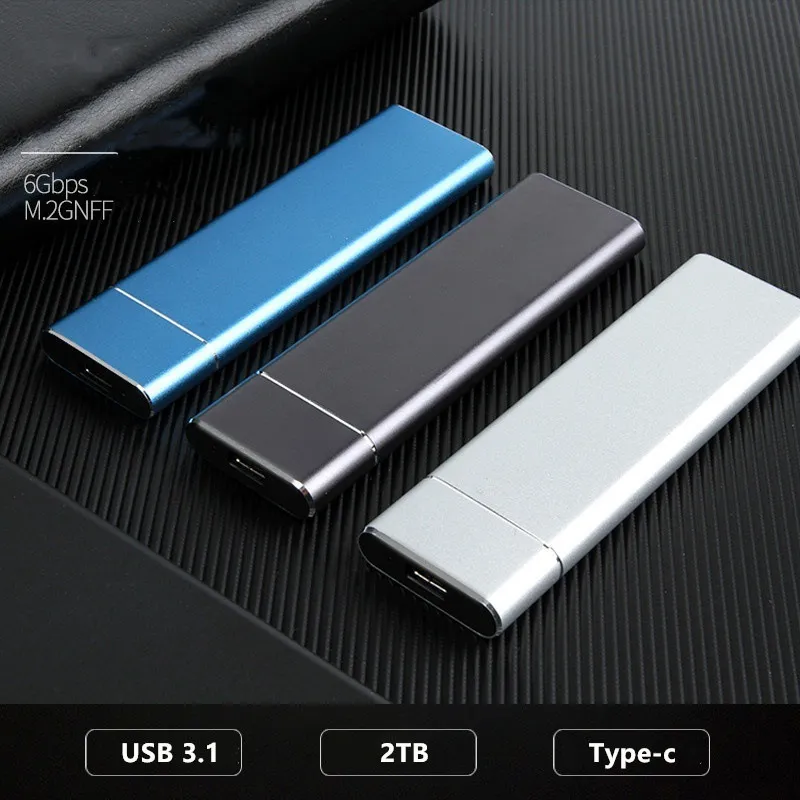 Portable External SSD Hard Drive, Mobile Solid State... Computer ...