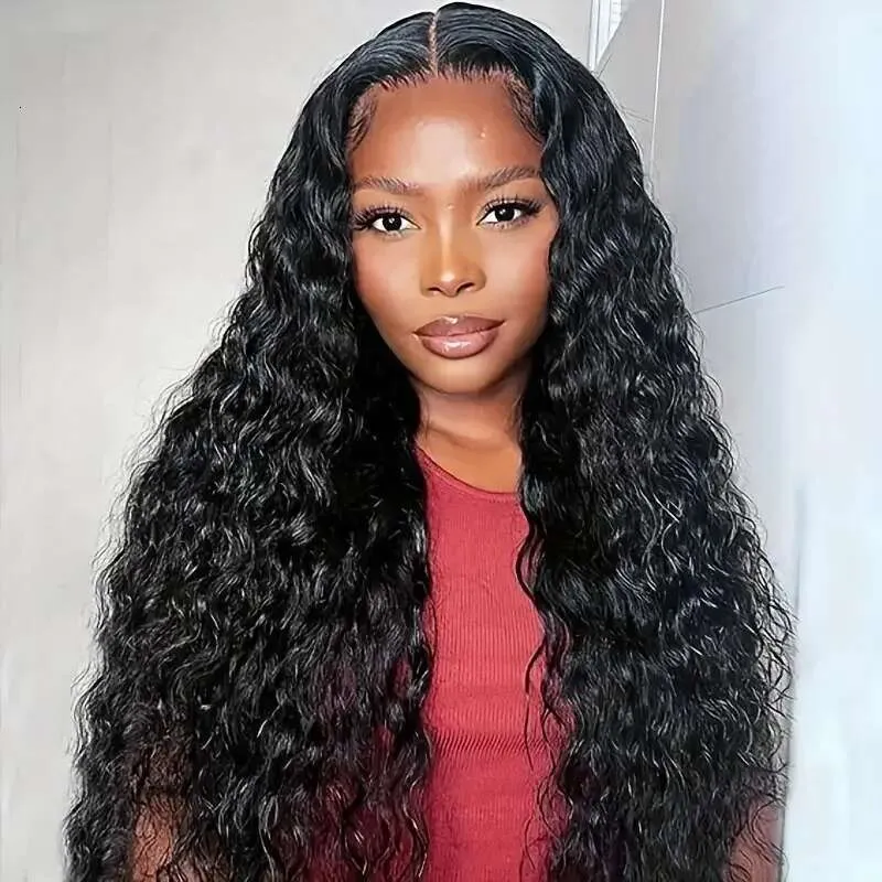 Premium Deep Wave Lace Front Wig Human Hair 30 Inch Options