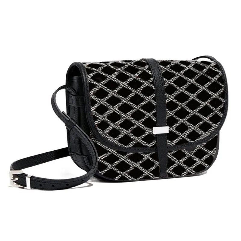 Mini Leather Crossbody Bag Women s Men s Designer Shoulder Handbag for Weekend