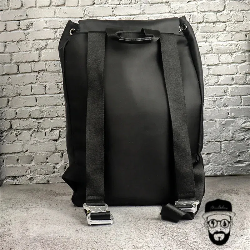 Y2K Silver Metal Buckle ALYX Backpack Mens High Quality 1017